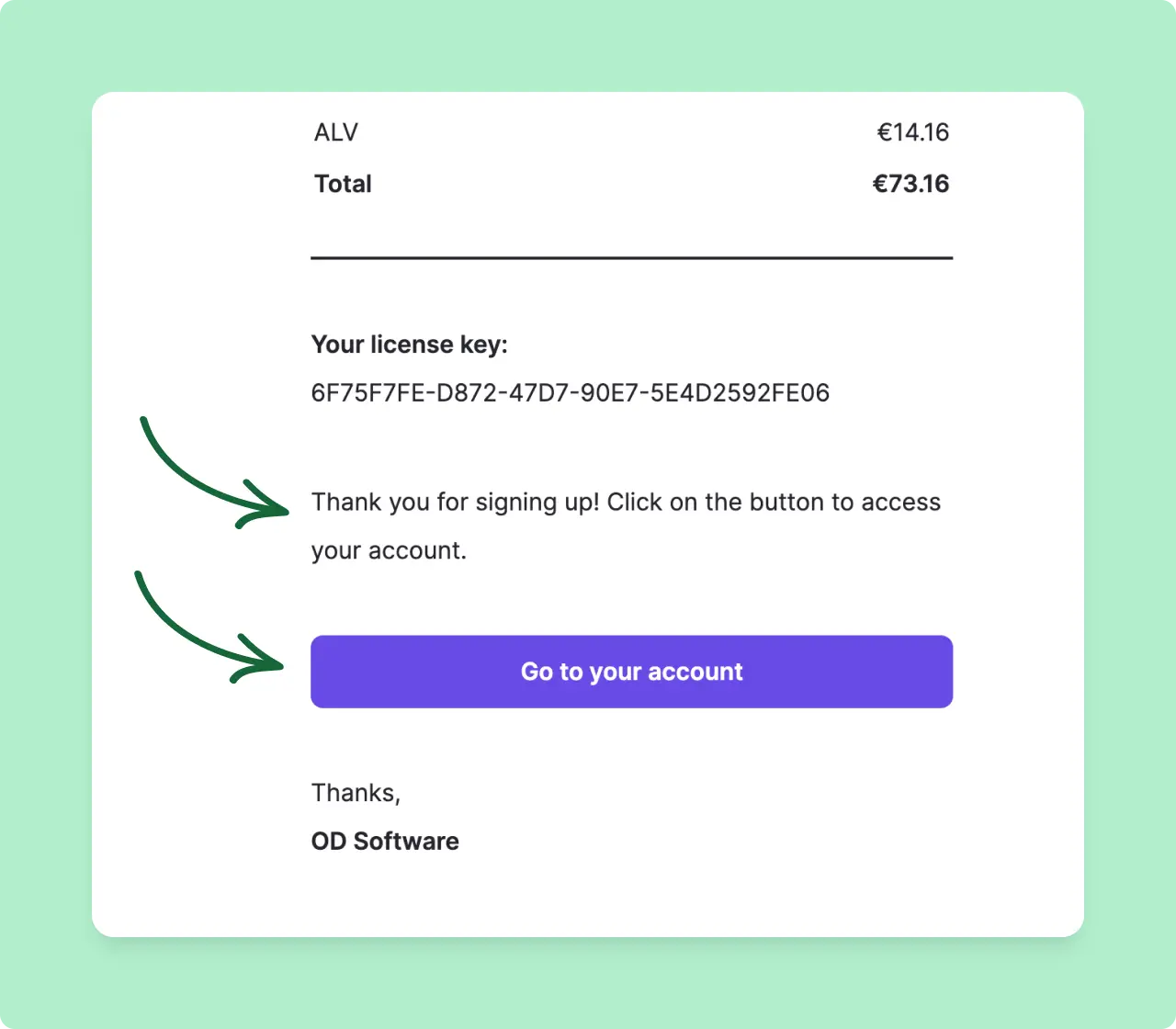 Lemon Squeezy: Customize Receipt