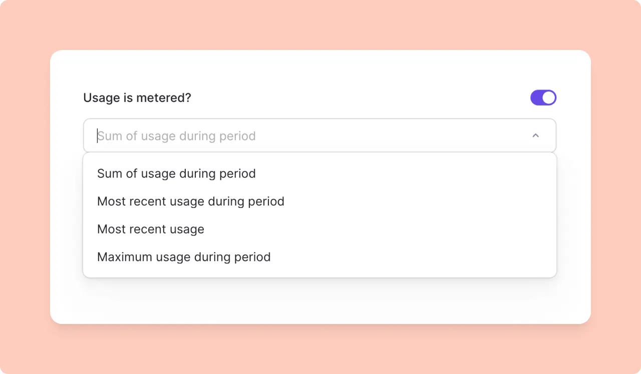 Lemon Squeezy: metered billing aggregation