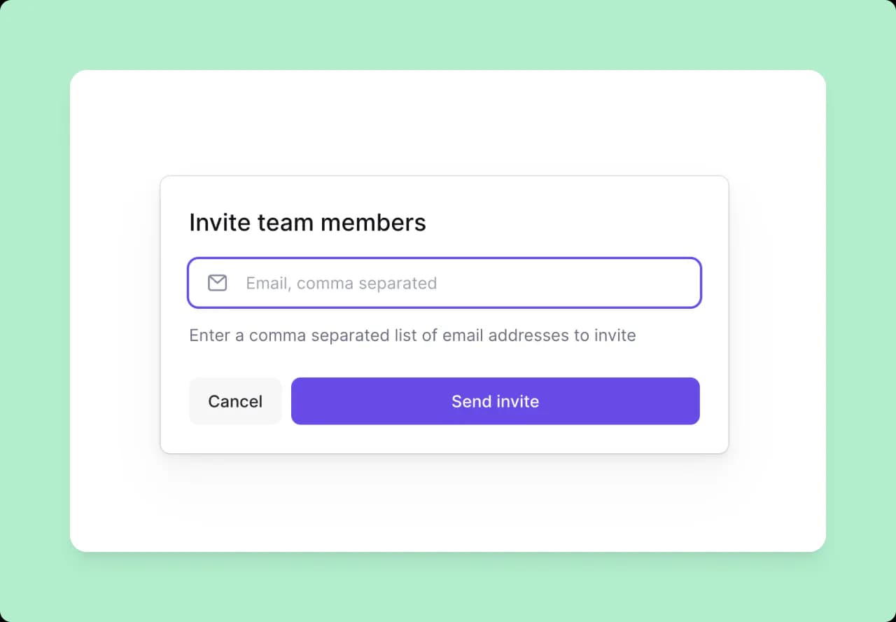 Lemon Squeezy: Invite team members